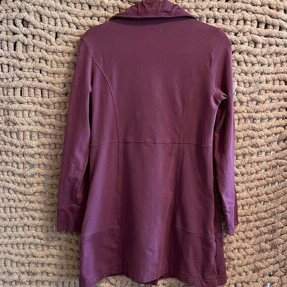 Neon Buddha Plum Purple Button-Up Jacket Size Small - Picture 13 of 15